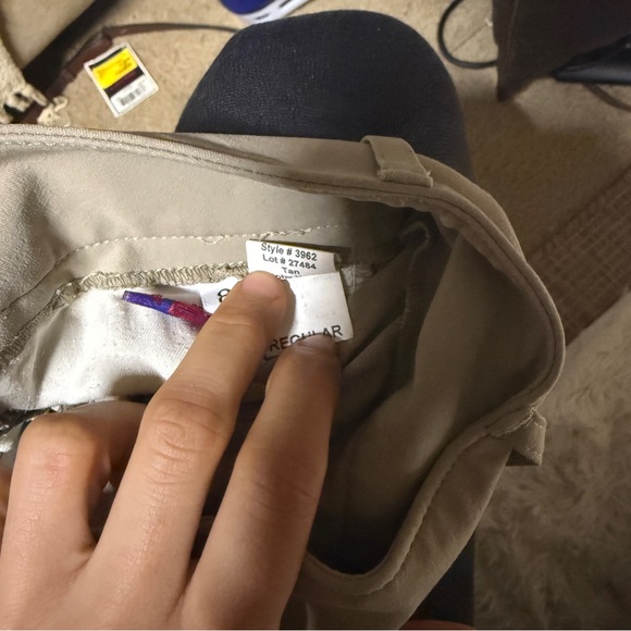 Child’s Size 8R Tan Tailored Sportsman Knee Patch Horseback Riding Jodphurs - Picture 7 of 7